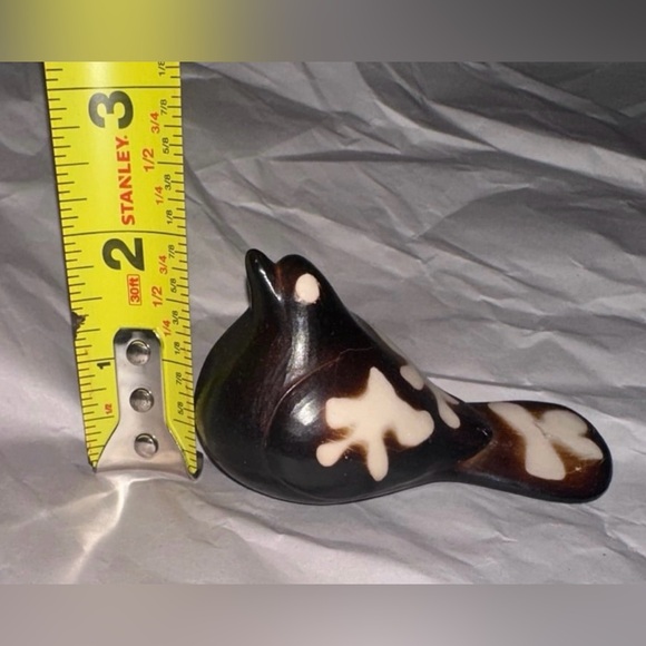 Chulucanas Peru Peruvian Pottery Signed Rolando Paz Bird Figurine - Picture 9 of 13